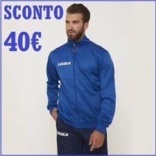 Tuta uomo Legea da ginnastica zip sport in poliestere completa da S L XL 2XL XXL