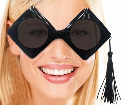 Occhiali party laurea con - "laurea,