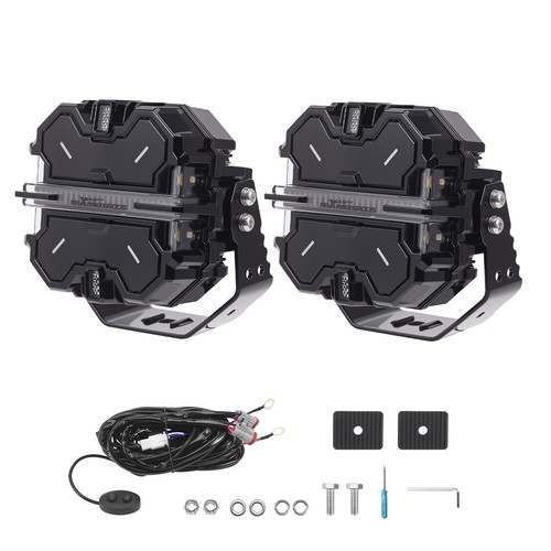 Faro aggiuntivo led - 5", 270°