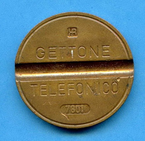 Gettone telefonico 7801 - gettone,