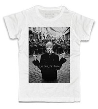 T-shirt uomo bianca ANONYMOUS