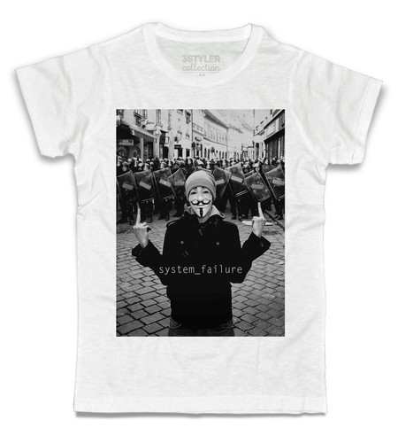 Shirt uomo bianca - t-shirt, anonymous