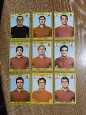 Roma!! Figurine Calciatori Panini 1968 69 Lotto 9 Pezzi Ottime Da Recupero