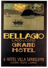 AFFICHE POSTER Lac De Come