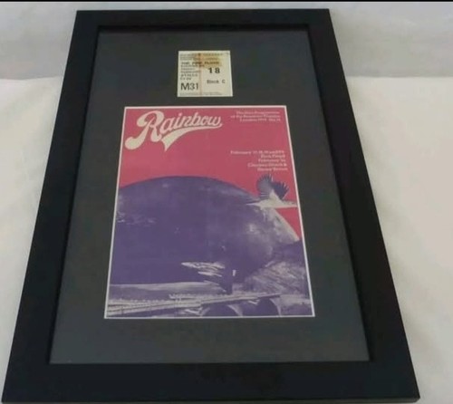 Pink floyd programme ticket - pink,