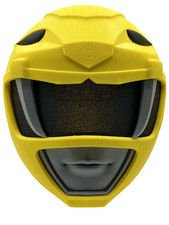 Casco power ranger giallo mmpr - casco,