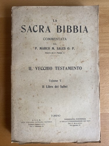 Sacra bibbia commentata dal - la,