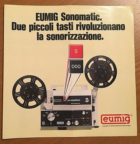 Brochure vintage eumig - vintage,