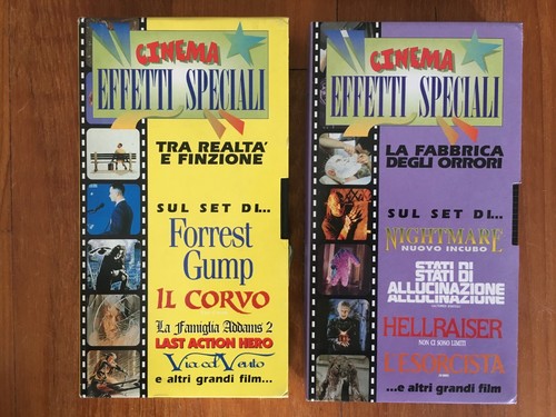 Cinema effetti speciali - speciali, vhs