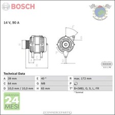 Alternatore Bosch per