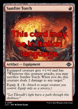 MTG 4x SUNFIRE TORCH EXC - TORCIA DI FUOCO SOLARE 167 - LCI - MAGIC