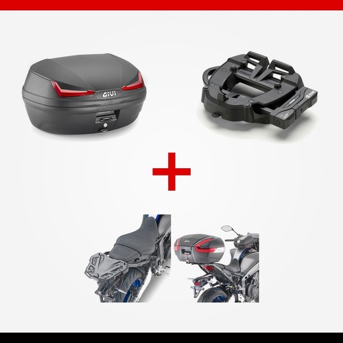 Kit givi e455n bauletto 45l - givi,