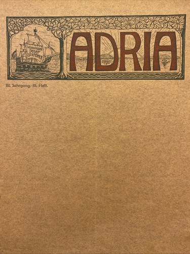 Adria iii jahrgang - adria-, jahrgang-iii