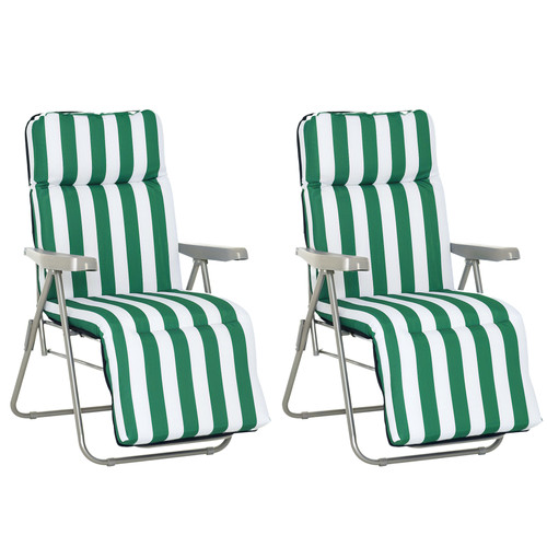 Outsunny set sedie sdraio da - outsunny,