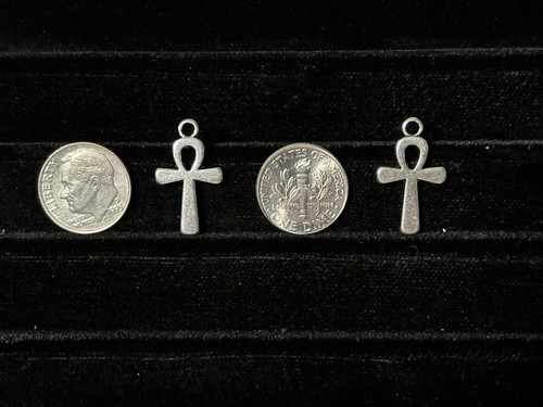 Croce argento antico collana - argento,