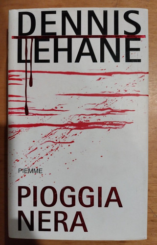 Libro romanzo pioggia - pioggia, nera
