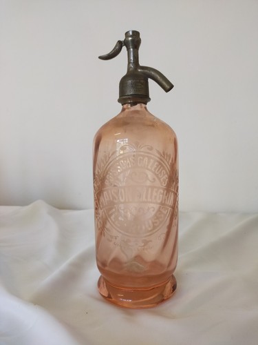 Bottiglia selz rosa antica - selz,