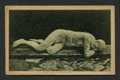 F015 cartolina pompei morto - f015,