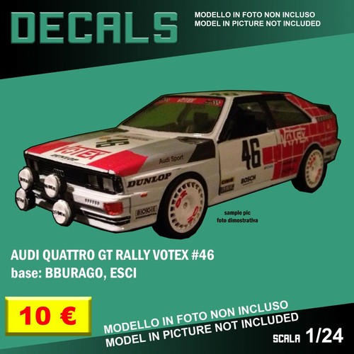 Decals repro audi quattro - decals,