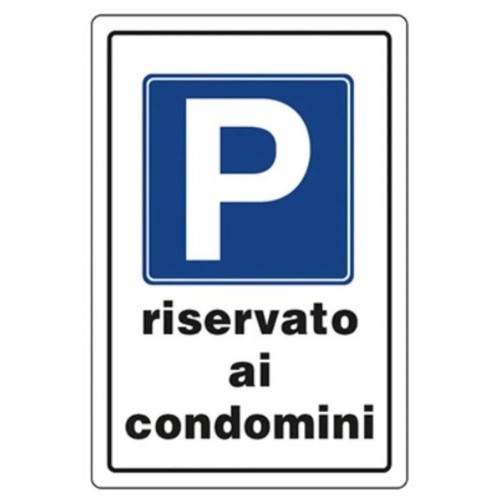 Cartello parcheggio - cartello, "