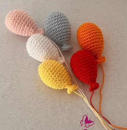 Palloncini uncinetto fatto a - fatto,