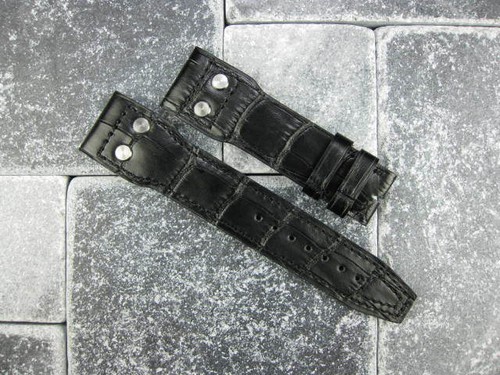 Cinturino pelle nera mm - pelle,