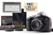 Count 031 [COME NUOVO+++ con scatola obiettivo 50 mm F1.8 II] corpo fotocamera pellicola Canon EOS 1V GIAPPONESE