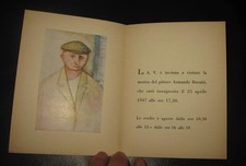 1947 Armando Buratti  Invito alla Mostra allo Studio La Finestra, Roma Raro