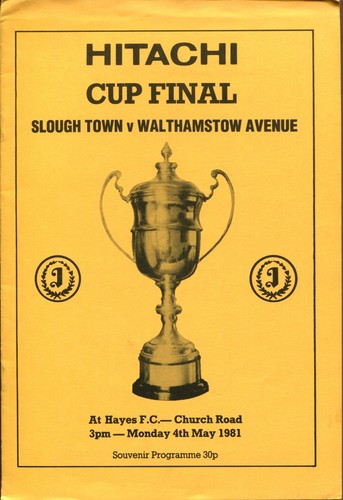 Slough town walthamstow - town,