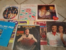Liscio 8 VINILI DISCHI LP 33 Giri  in lotto stock Pasi Musiani Casadei Borghesi