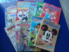 10 FUMETTI DISNEY TOPOLINO-MEGA ALMANACCO - FUMETTI NON COMPLETI  PER LAVORI