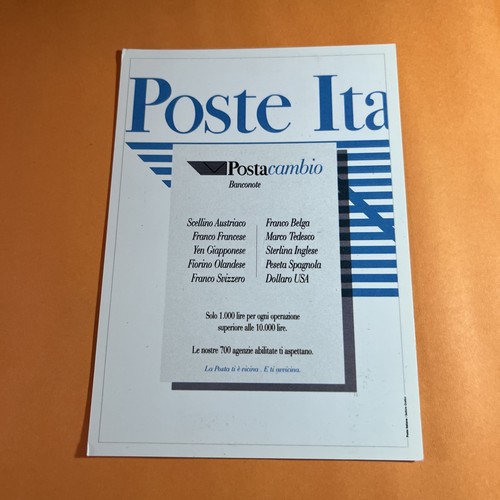 Poste italiane posta cambio - italiane,