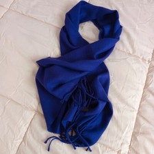 Sciarpa viola pashmina in lana - nuova