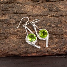Green Peridot Gemstone 925