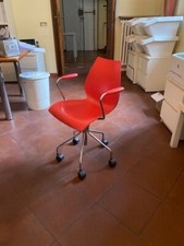 KARTELL MAUI sedia girevole da scrivania CON RUOTE E BRACCIOLI 