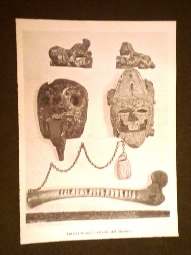 Antichi musaici aztechi del - musaici,
