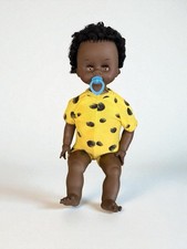 BAMBOLA DOLL CICCIOBELLO NERO "MADE IN ITALY" VINTAGE ANTICO CM.52