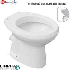 Vaso WC Doppio Scarico Bianco