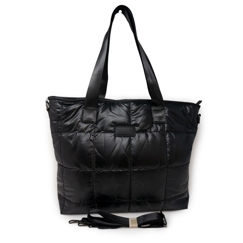 Borsa donna nera piumino - borsa,