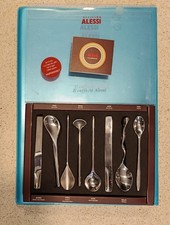 Alessi  Set 8 Cucchiaini da Caffè in Inox 