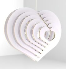 Lampadario a Forma di Cuore 3D – Design contemporaneo Romantico ed Elegante