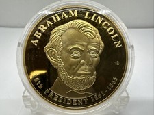 Statua della Libertà 16° Presidente di Abraham Lincoln American Mint Trial $ CB8-17
