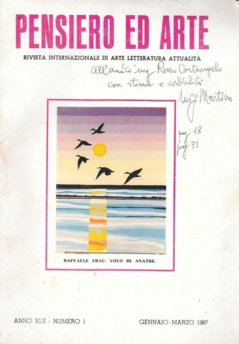 Pensiero arte rivista - pensiero, ed