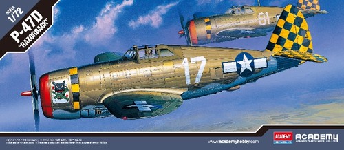 47d thunderbolt 72 plastic - p-47d, 1:72