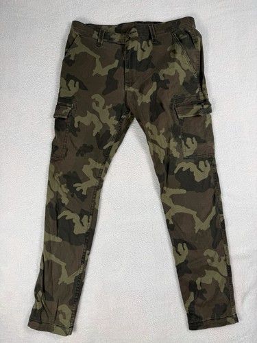 Pantalone cargo uomo mimetico