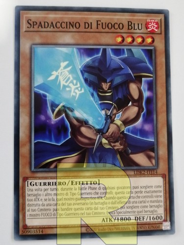 Spadaccino fuoco blu - di,