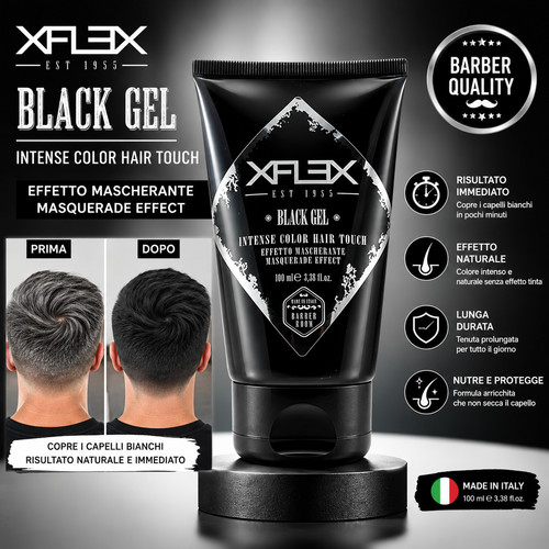 Xflex black gel - black, copre