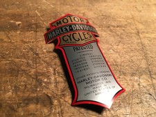 HARLEY® PATENT EMBLEM FORCELLA LOGO MARCHIO BREVETTO PANHEAD® ADESIVO