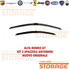 ALFA ROMEO GT KIT 2 SPAZZOLE TERGICRISTALLO ANTERIORI NUOVO ORIGINALE 71805142