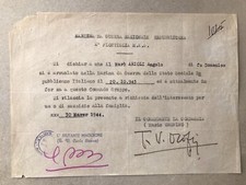 Documento flottiglia Decima MAS marzo 1944